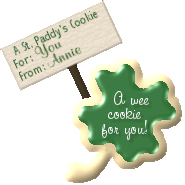 This cookie is just one of many that you can adopt at Gramma's Hugs!