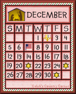 December 2010 Mini Calendar!