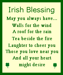 An Irish Blessing............
