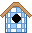 Gingham Birdhouse