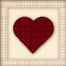 This is one of the Blank Valentine Quilt Squares the Caleb's Country Creations Offers!