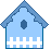 Blue Birdhouse