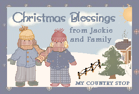 Christmas Blessings Card from Jackie!