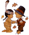 pilgrim and indian handshake